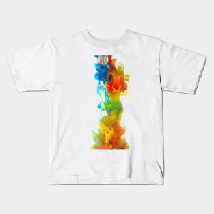 Rainbow Smoke Kids T-Shirt